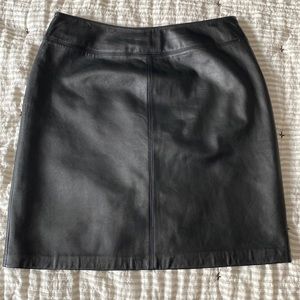 Croft & Barrow Lambskin Leather Pencil Skirt - 12